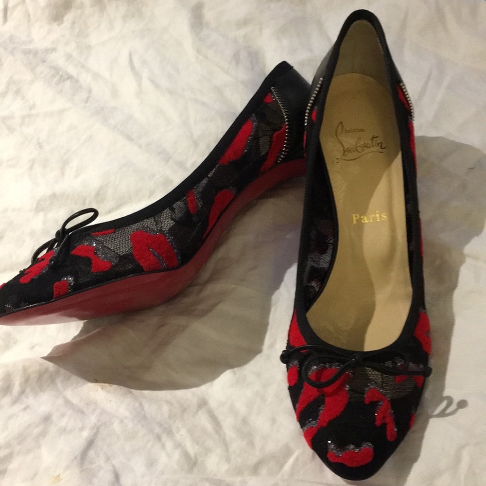 Louboutin mid heel